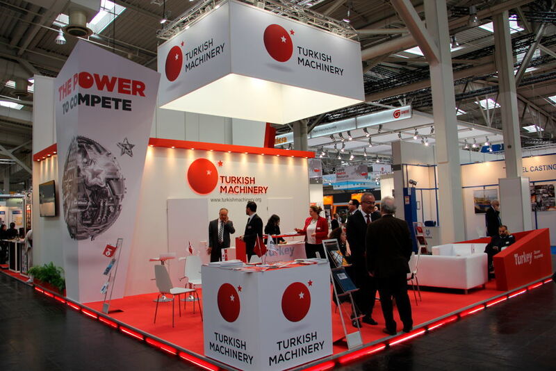 2016年，土耳其机械行业在汉诺威展览会的展位。 (图片：土耳其机械行业)