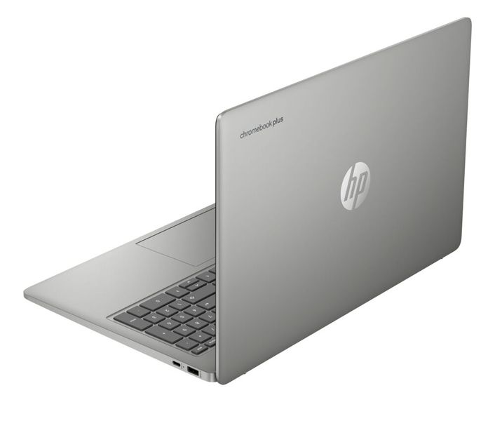 Gefertigt ist das HP Chromebook Plus recycelten Materialien. (Bild: HP)