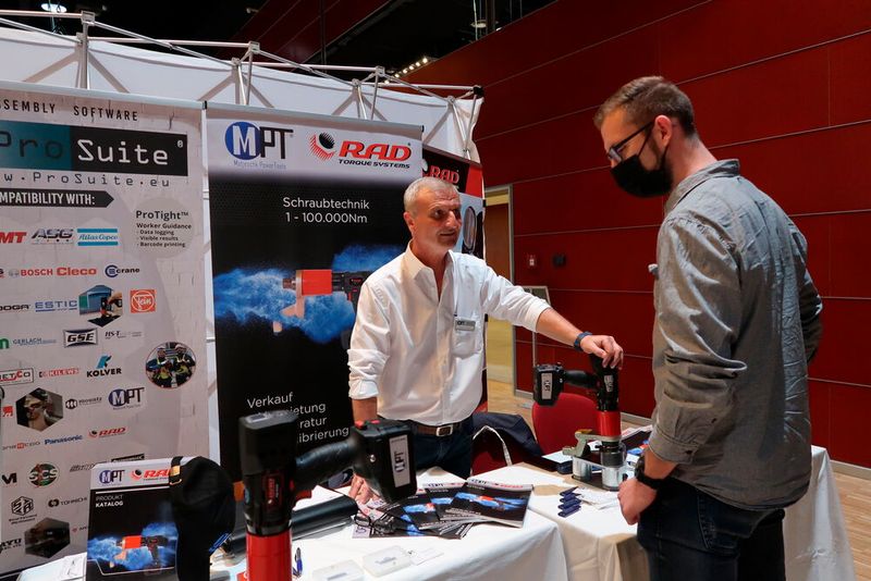 Bei M-PT lag der Fokus auf Handakkuschraubern für die Montage großer Schraubverbindungen. (Bild: D.Quitter – VCG)