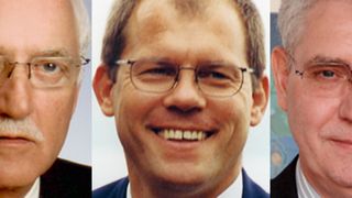 Die langjährigen Mitarbeiter Horst Jeruschke, Dr. Thomas May und Bernd Busch sind jetzt in die Geschäftsführung von ifm Electronics aufgerückt. Bilder: ifm (Archiv: Vogel Business Media)