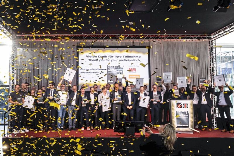 Impressionen der Verleihung des „best Award“ 2025 am ersten Messetag. (Bild: Jürgen Biniasch)