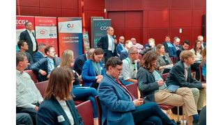 In the panel discussion “Lightweight Technology Made in EU? – Wishes for European Politics from Research, SME and Large Companies”, representatives from SME, large industry, research institutions and politics talked about how the acceptance and use of composite materials can be promoted. (Source: Composites United e.V.)