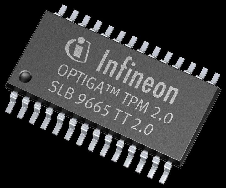 Optiga TPM: Trusted Platform Modules (TPM) sind spezielle Mikrocontroller, die Computersysteme umfassend vor unerlaubtem Zugriff und Angriffen schützen. (Bild: Infineon Technologies)