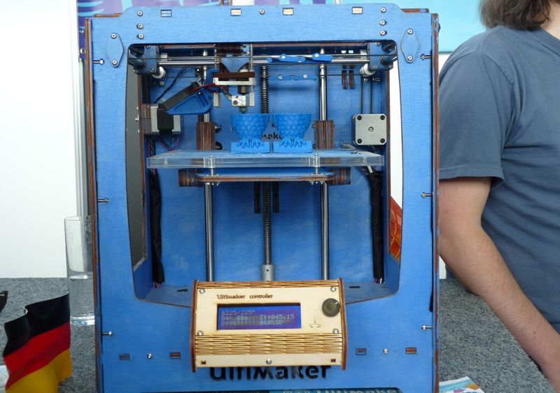 Mit dem Ultimaker-3D-Drucker einfach loslegen... (Bild: Michel)