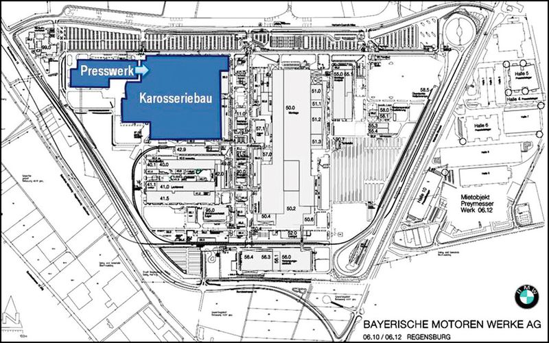 Mit der „On-Site-Strategie“ für Presswerke steigert BMW seine Flexibilität, um die Derivatenvielfalt im Griff zu behalten. (Bild: BMW)