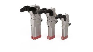 Eine neue Spannlösung von Destaco verbessert komplexe Schweiß- und Montageanwendungen in der Automobil-, Luftfahrt- und Konsumgüterindustrie. (Destaco)