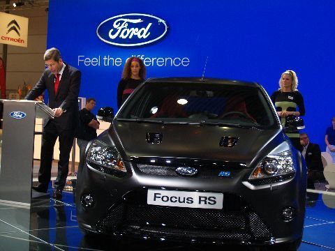 Auch der Ford Focus RS 500 debütiert auf der AMI. Die mattschwarze Version ist weltweit auf 500 Exemplare begrenzt. (Archiv: Vogel Business Media)