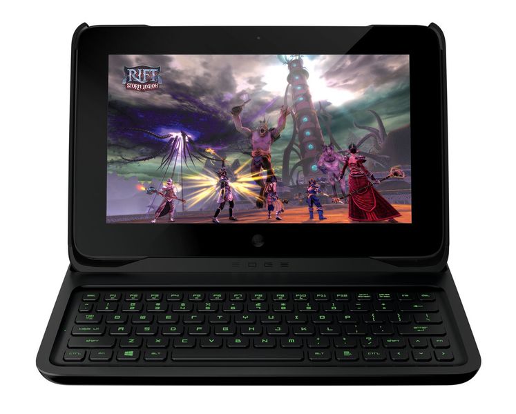 Optional ist für das Razer Edge ein Keyboard Dock mit traditioneller Tastatur und Maus erhältlich. (Bild: Razer)