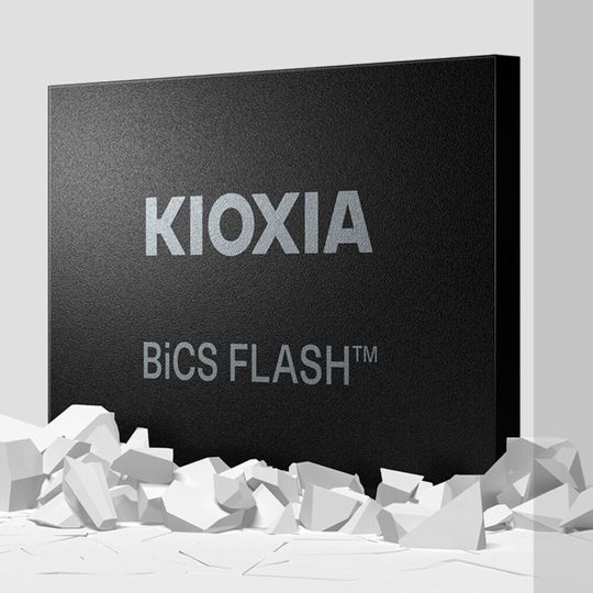 Kioxia und Western Digital haben einen 3D-Flash-Speicher mit 218 Lagen angekündigt.(Bild:  Kioxia)
