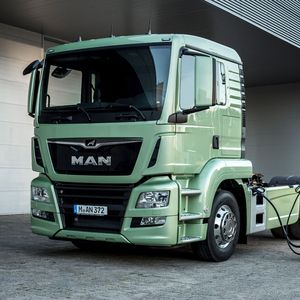 Lkw-Hersteller MAN erprobt den Einsatz von elektrischen Lkw im Verteilerverkehr. Die Fahrzeuge der TGM-Baureihe haben einen 250 kW-Elektromotor.(Bild:  MAN Truck & Bus AG)