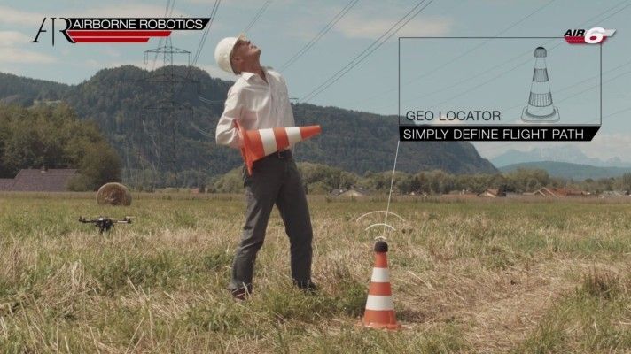 Die Air6-Flugroboter erleichtern uns diese Arbeit enorm, (Airborne Robotics)