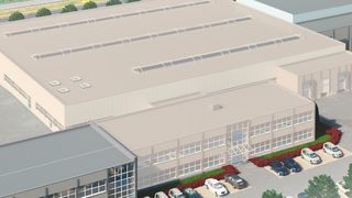 Das Modell des fertigen Erweiterungsbau - in Betrieb gehen soll der Ausbau im Sommer 2017. (Intorq)