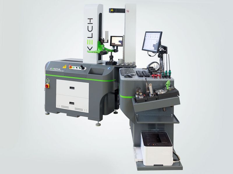 Hier noch ein weiterer Blick auf ein Werkzeugvoreinstell-Gerät des Typs Kelch-Kenova-set-line-V9-S, das bereits das Aufmacherbild zeigte. (Bild: Kelch)