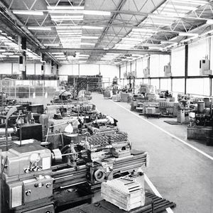 Historische Impressionen aus der Produktion. (Bild: Aerzener Maschinenfabrik)