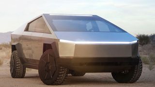 Teslas „Cybertruck“ soll ab Ende 2022 in die Produktion gehen. (Tesla)