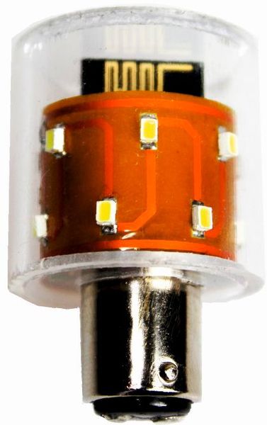 Eine intelligente, vernetzte Leuchte: Die Radio-Bulb von GEWATEC (Bild: GEWATEC GmbH)