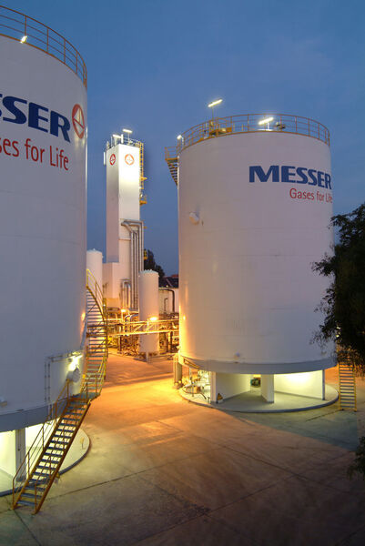 Under the brand 'Messer - Gases for Life', the company offers products and services in Europe, Asia and America. (symbolic image) (Messer)