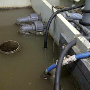 Einbausituation im Zulauf