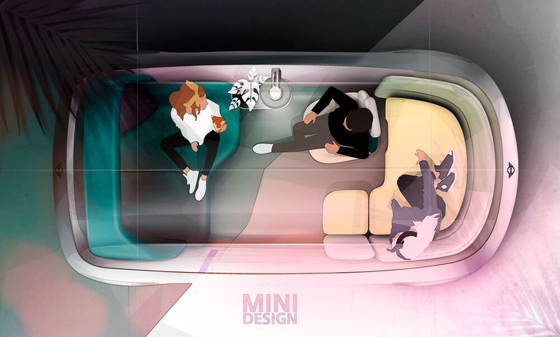 Der Urbanaut ist im Prinzip ein Wohnzimmer mit Fahrfunktion. (Bild: Mini)