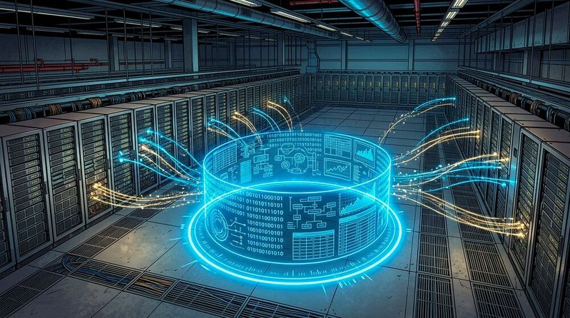 In einer KI-getriebenen Umgebung muss sich die Perspektive von einer speicherzentrierten hin zu einer datenorientierten Betrachtung verschieben.(Bild:  Gemini / KI-generiert)