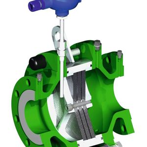 Die Gestaltung der korrosionsbeständigen Hastelloy-Sperrelemente im Inneren der Flammensperre stellt sicher, dass Druckverluste beim Durchfluss auf ein Minimum reduziert sind.(Bild:  Bormann&NeupertbyBSB&B)