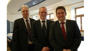 Dipl.-Bw. Peter Czaja (kaufmännischer Leiter), Ing. Gerhard Högl (Verkaufsleiter) und Firmeninhaber Andreas Karasek (v.l.)  (Bild: GIG Karasek)