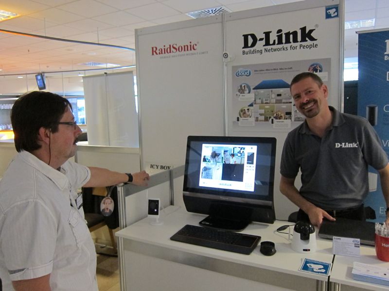 Thilo Heinze, D-Link, erklärte, wie wichtig Überwachungskameras heutzutage sind. (Bild: IT-BUSINESS)