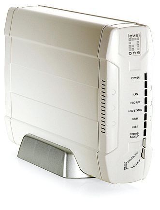 Level One Netzwerkspeicher FNS-1020 1-Bay NAS SATA/IDE (UVP: 400 Euro), Level One IP-Kamera FCS-0030 H.264 (UVP: 260 Euro) (Archiv: Vogel Business Media)