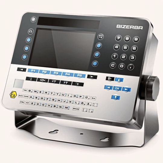 Wägeterminals wie das iS50-Ex Industrial Weighing Terminal sind robust gefertigt und bieten die nötige Sicherheit in explosionsgefährdeten Bereichen. (Bild:  Bizerba)