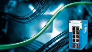 Managed industrial Ethernet Switch Promesh P10 für die permanente Leitungsdiagnose in industriellen Netzwerken. (Indu-Sol)