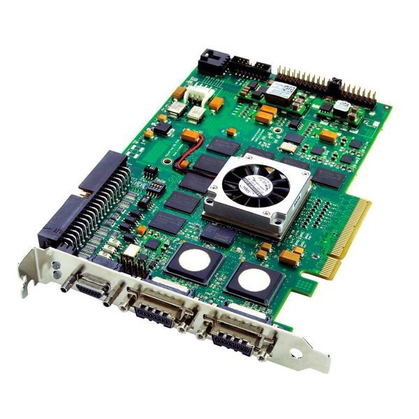 Speziell für Highspeed-Applikationen hat Teledyne Dalsa den Framegrabber Xcelera HS PX8 mit PCI-Express 8x-Schnittstelle entwickelt, der auf der Vision präsentiert wird. Er arbeitet mit der Vorläuferversion des CameraLink-HS-Standards.  (Bild: Messe Stuttgart)
