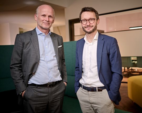 Joachim Pawlik, CEO (links) und Alois Krtil, CTO von Pinktum.(Bild:  Christophe Sorenti)