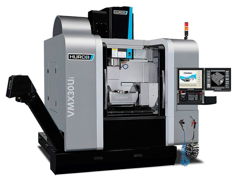 A Hurco VMX30Ui trunnion-type 5-axis machine will also be on the stand. (Source: Hurco Europe )