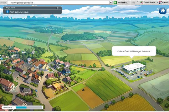 Gatscar zeigt spielerisch, was sich in einer Autowerkstatt so alles abspielt. Die Arbeitsaufträge sind in eine Geschichte eingebunden. (Archiv: Vogel Business Media)