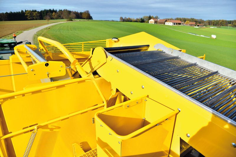 Detail der Kartoffelerntemaschine Keiler 2. (Bild: Ropa)