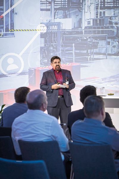 Impressionen der 4. Fachtagung „Mehr Effizienz im Presswerk“ am 15. Juni 2023 in Würzburg. (Bild: VCG/Stefan Bausewein)