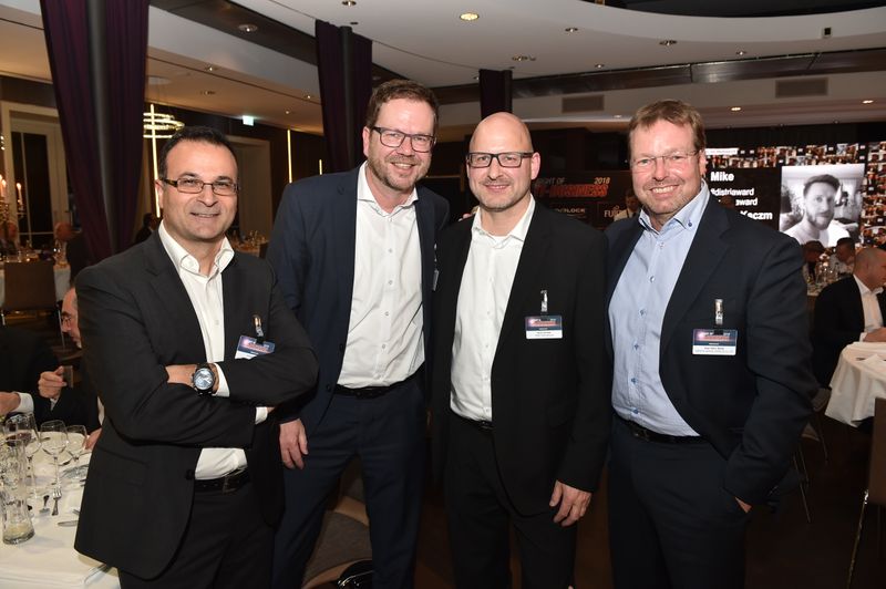 (v. l.) Erkan Serkici, iiyama, Lutz Hardge, MMD, Horst Günther, ZOTAC, und Jean-Marc Behle, behle & partner. (Bild: Hannes Magerstädt)