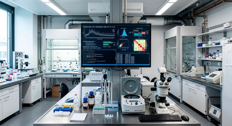 KI-gestützte Algorithmen halten vermehrt Einzug in medizinische Labore.(Bild:  Gemini / KI-generiert)