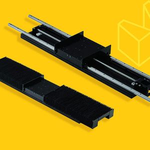 2 Neu die KUA-Ausführungen mit Faltenbalg:  Die Abschirmung verhindert nicht nur den Austritt von Schmierstoff, sondern schützt zugleich das Innere der Einheit vor Verschmutzungen.