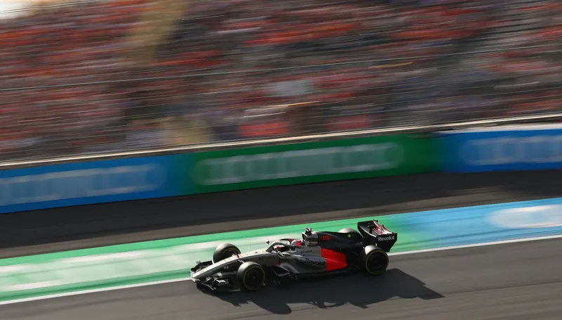 At the 2026 Dutch Grand Prix in late August, two filtration systems developed by TU Berlin were used in top-level motorsports for the first time.(Source:  Audi Revolut F1 Team)