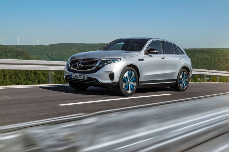 
Der Mercedes EQC startet Anfang 2019. (Daimler)