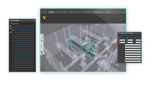 The essentials in view thanks to the focus mode (Image: Visual Components)