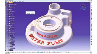 Inscription sur un composant de pompe. (Image: Vision Numeric) (Archiv: Vogel Business Media)