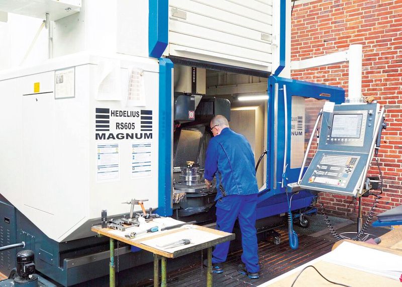 Die RS 605 Magnum  von Hedelius ist seit gut zehn Jahren zuverlässig  bei Baader im Einsatz. (Bild: Hedelius)