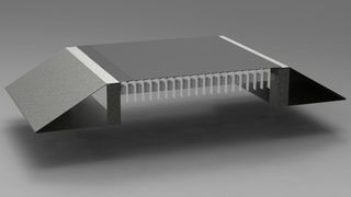 Der begehbare Faltenbalg trägt bei einer Spannweite von 1.000 mm gut 75 kg/m².  (Bild: Arno Arnold)