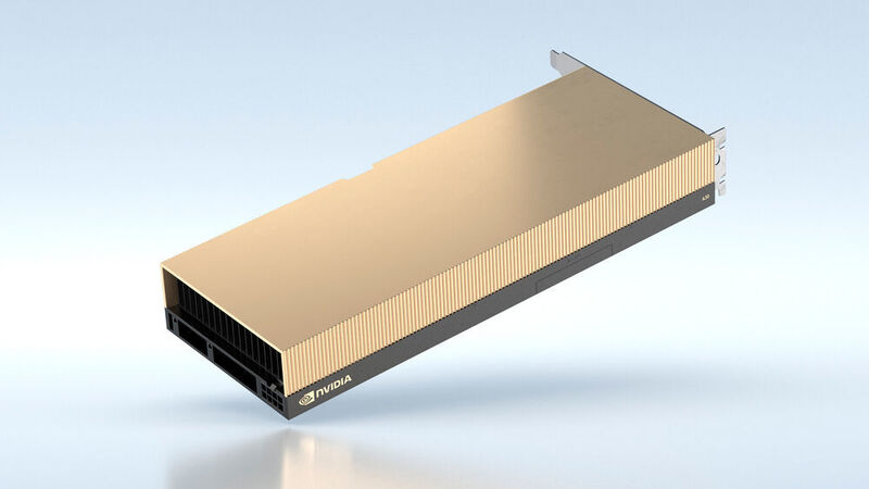 Für KI- und HPC-Workloads wurde die A30 mit 24 GB HBM2-Speicher entwickelt. Sie ist ein Ableger der A100. (Nvidia)