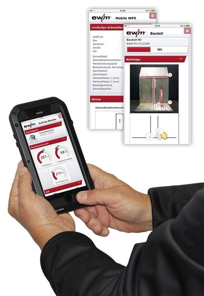 Ist ewm Xnet auf dem betriebseigenen Server aufgespielt, kann es von allen mit dem Server verbundenen Geräten aufgerufen werden. Dazu zählen festinstallierte PCs genauso wie Laptops, Tablets oder Smartphones. (Bild: ewm)