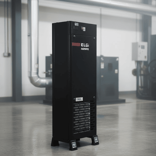 Um Druckluft zu entfeuchten, gibt es verschiedene Möglichkeiten, etwa Kältetrockner mit Direktverdampfung. (Bild:  Elgi Equipments)