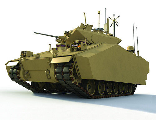 Erste Panzer mit Hybridantrieb: Laut Hersteller senkt der Hybridantrieb beim Ground Combat Vehicle (GCV) den Verbrauch um zehn bis 20 Prozent.  (Foto: BAE)