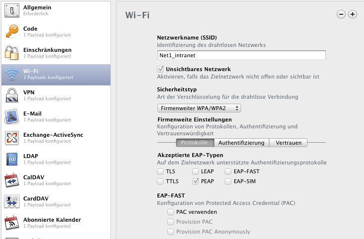 WLAN-Konfiguration mit internem Access-Point. (Archiv: Vogel Business Media)